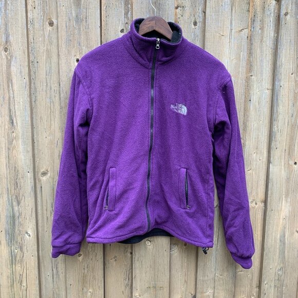 Vintage The North Face Reversible Sherpa Zip Up Jacket Medium - Picture 2 of 12